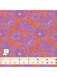 Bloom flower style with purple, orange colors - Image 5