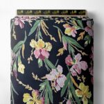 Petal flower style with pink,yellow colors