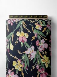 Petal flower style with pink,yellow colors