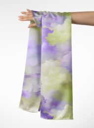 Cloud ocean and sky style with purple,green colors - Image 3