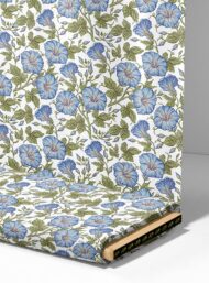 Bloom flower style with blue,green colors - Image 4