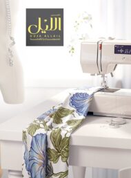 Bloom flower style with blue,green colors - Image 7