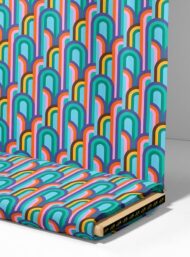 Arch geometric style with blue,pink colors - Image 4