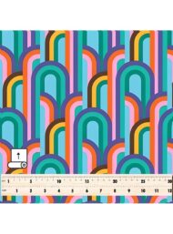 Arch geometric style with blue,pink colors - Image 5