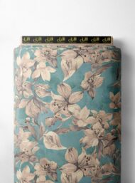 Petal flower style with green,white colors