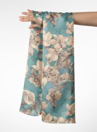 Petal flower style with green,white colors - Image 3