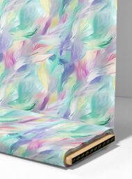 Brush abstract style with blue,pink colors - Image 4