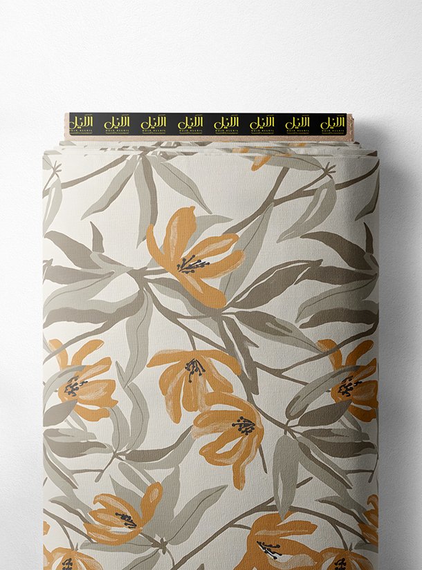 LAI01-2125_1.jpg Bloom flower style with grey,orange colors - Image 1