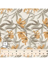 Bloom flower style with grey,orange colors - Image 5