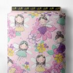 Fairy flower style with pink,yellow colors