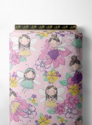 Fairy flower style with pink,yellow colors