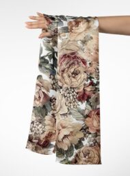 Rose flower style with pink,green colors - Image 3