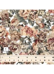 Rose flower style with pink,green colors - Image 5