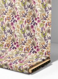 Leaf flower style with purple,green colors - Image 4