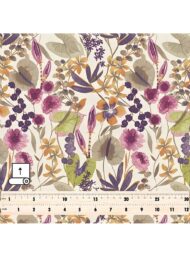 Leaf flower style with purple,green colors - Image 5