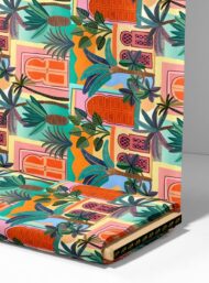 Palm nature style with green,orange colors - Image 4