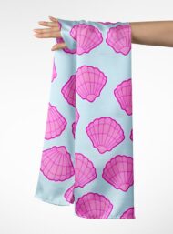 Shell nature style with pink, blue colors - Image 3