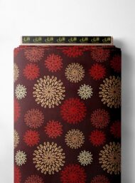 Bloom flower style with red,yellow colors