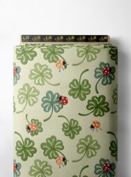 Leaf nature style with green,red colors