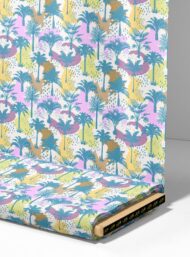 Palm nature style with blue,yellow colors - Image 4