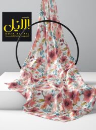 Petal flower style with pink,green colors - Image 2