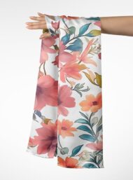 Petal flower style with pink,green colors - Image 3