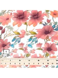 Petal flower style with pink,green colors - Image 5