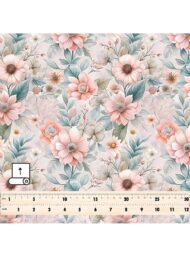 Petal flower style with pink,green colors - Image 5