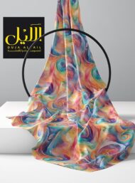 Swirl abstract style with pink,blue colors - Image 2