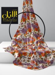 Rose flower style with orange,purple colors - Image 2