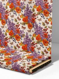 Rose flower style with orange,purple colors - Image 4