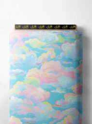 Cloud ocean and sky style with blue,white colors