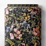 Leaf flower style with pink,green colors