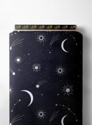 Moon nature style with black, white colors