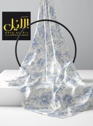 Petal flower style with white, blue colors - Image 2