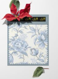 Petal flower style with white, blue colors - Image 6