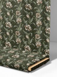 Bloom flower style with green,brown colors - Image 4