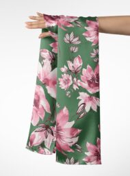 Bloom flower style with pink, green colors - Image 3