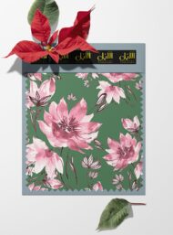 Bloom flower style with pink, green colors - Image 6
