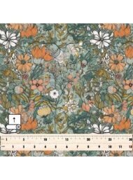 Leaf flower style with green,orange colors - Image 5