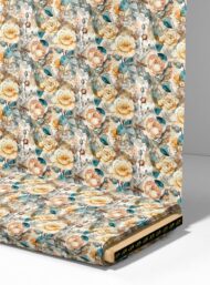 Rose flower style with brown,green colors - Image 4