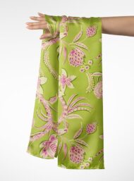 Leaf flower style with pink,green colors - Image 3
