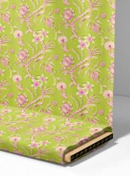 Leaf flower style with pink,green colors - Image 4