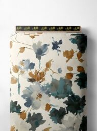 Petal flower style with blue,green colors