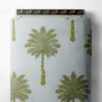 Palm nature style with green,yellow colors