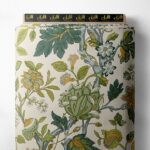 Leaf flower style with green,yellow colors