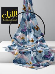 Butterfly nature style with blue,white colors - Image 2