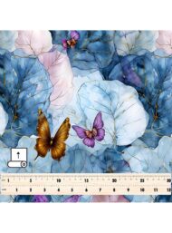 Butterfly nature style with blue,white colors - Image 5