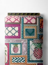 Pineapple others style with green,pink colors