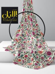 Petal flower style with pink,green colors - Image 2